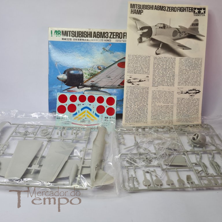 Kit 1/48 Avião Tamiya Mitsubishi A6M3 ZeroFighter
