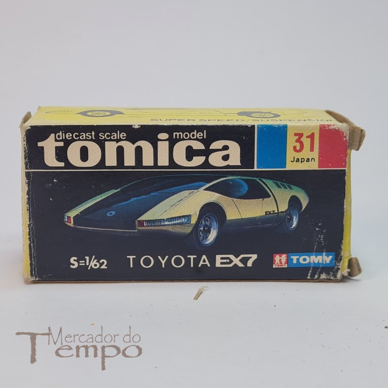 Miniatura Tomica Toyota EX7 #31, com caixa original