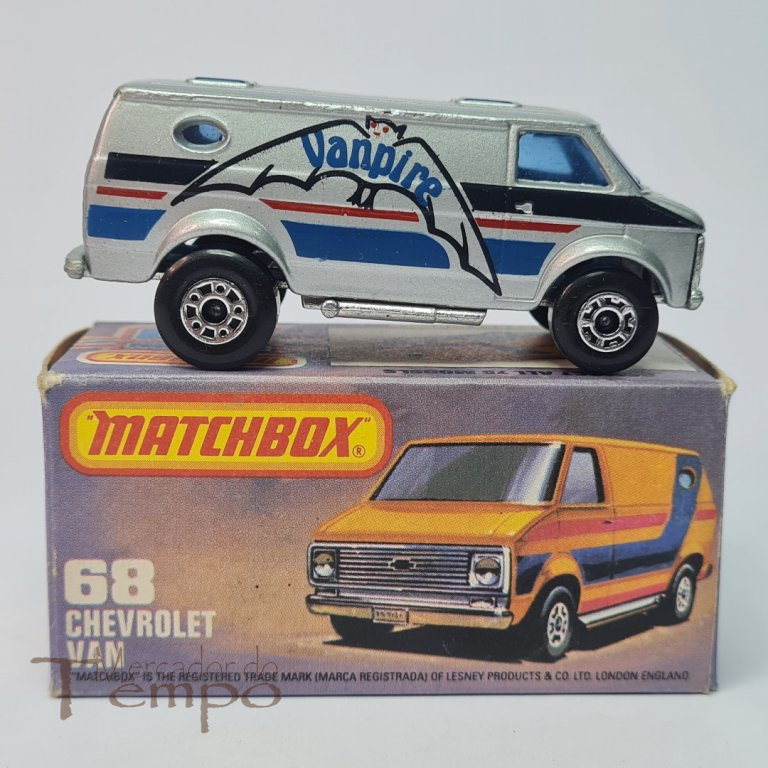 Miniatura Matchbox Chevrolet Van #68 caixa original