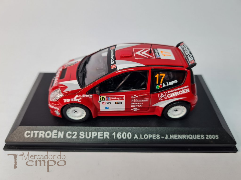 1/43 Altaya Rallye de Portugal Citroen C2 Super 1600, 2005