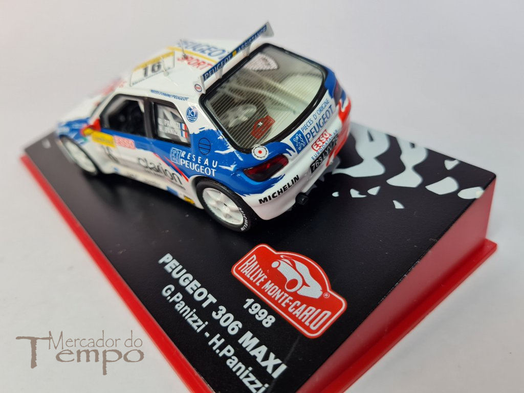 1/43 Altaya Rallye Monte-Carlo Peugeot 306 Maxi 1998