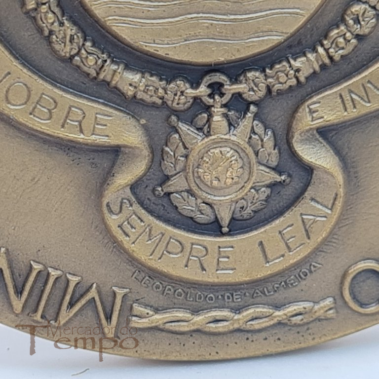 Medalha bronze Cidade do Porto - Leopoldo de Ameida