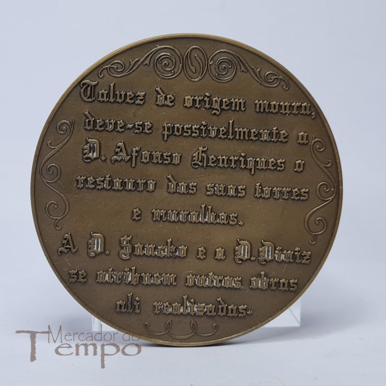 Medalha bronze Castelo de Óbidos