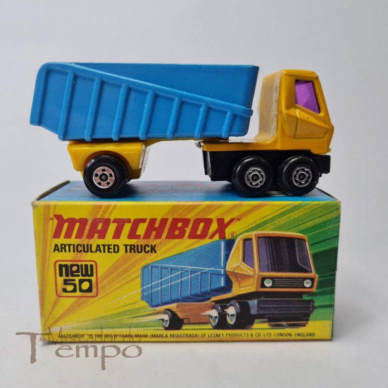 Miniatura Matchbox Articulated Truck #50 com caixa original