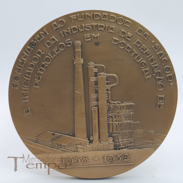 Medalha em bronze Martin Sain, fundador da SACOR João da Silva 1952