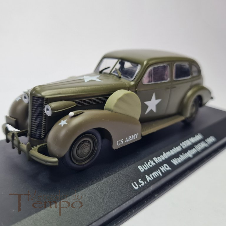 Miniatura 1/43 Militar Buick Roadmaster 1938 Model US Army HQ Washington USA 1943