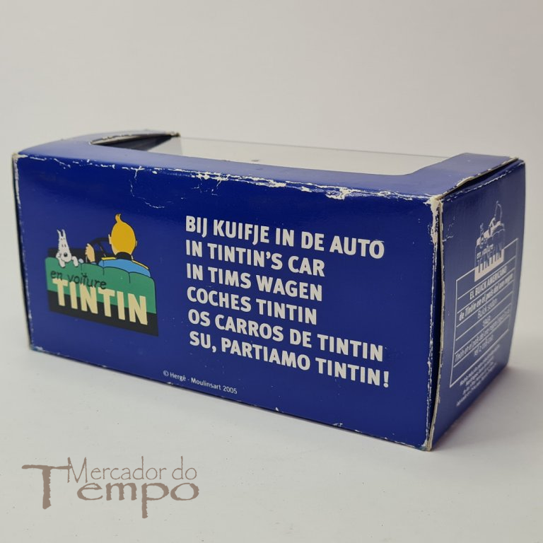 Miniatura 1/43 Tintin, Buick Sedan Tintin au pays de l'or noir, edições Atlas