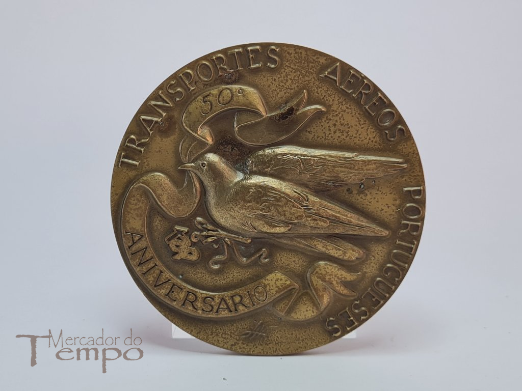 Medalha bronze TAP 50º Aniversário 1945-1995