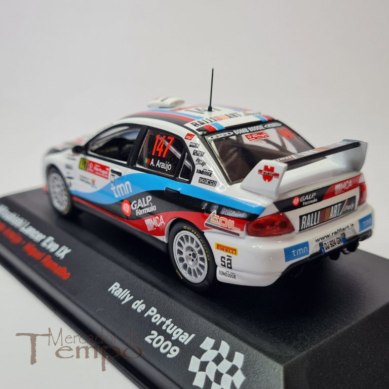 1/43 Altaya Rallye de Portugal 2009 , Mitsubishi Lancer EVO IX #147