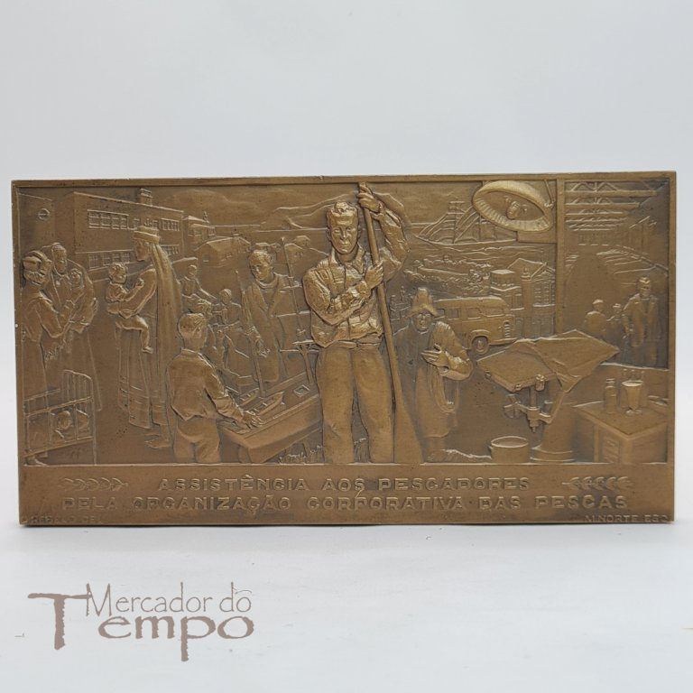Medalha em bronze, Navio Gil Eanes, 1955. M.Norte