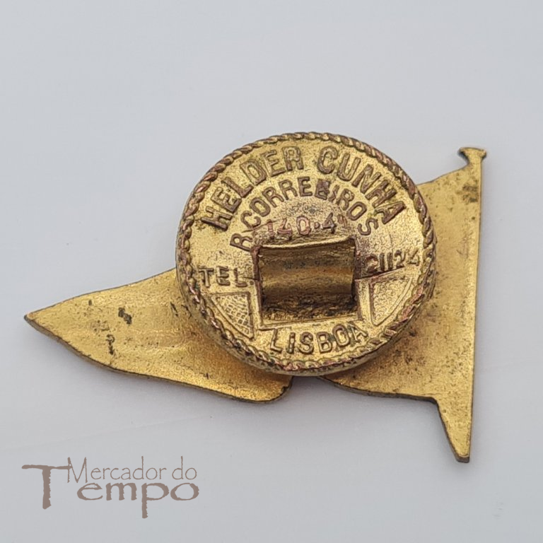 Grande Pin/Abotoadeira esmaltado Clube Naval de Sesimbra