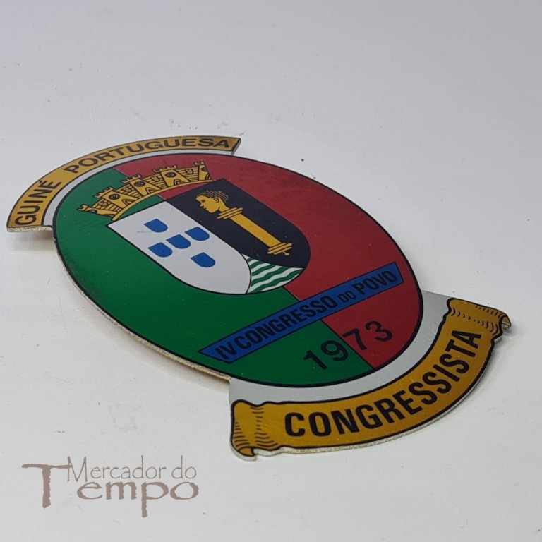 Crachá Guiné Portuguesa, IV Congresso do Povo, 1973. Congressista