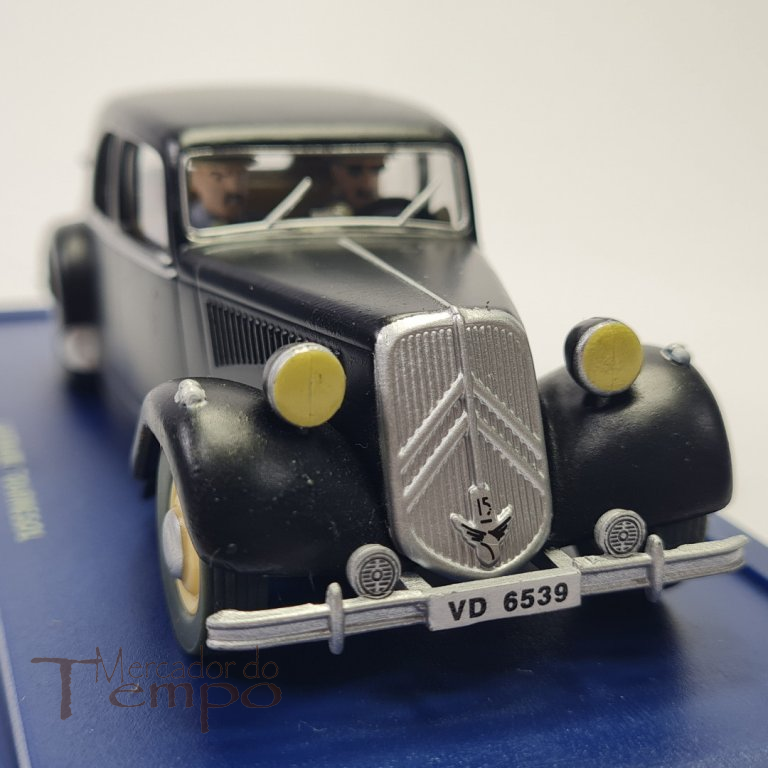 Miniatura 1/43 Tintin, Citroen 15, L'Affaire Tournesol edições Atlas