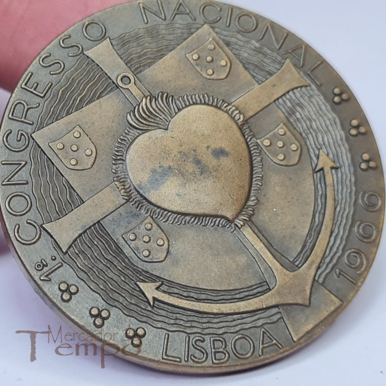 Medalha em bronze do 1º Congresso do Movimento Nacional Feminino, 1966