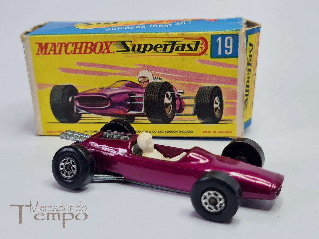 Miniatura Matchbox Superfast Lotus Racing Car nº19 caixa original