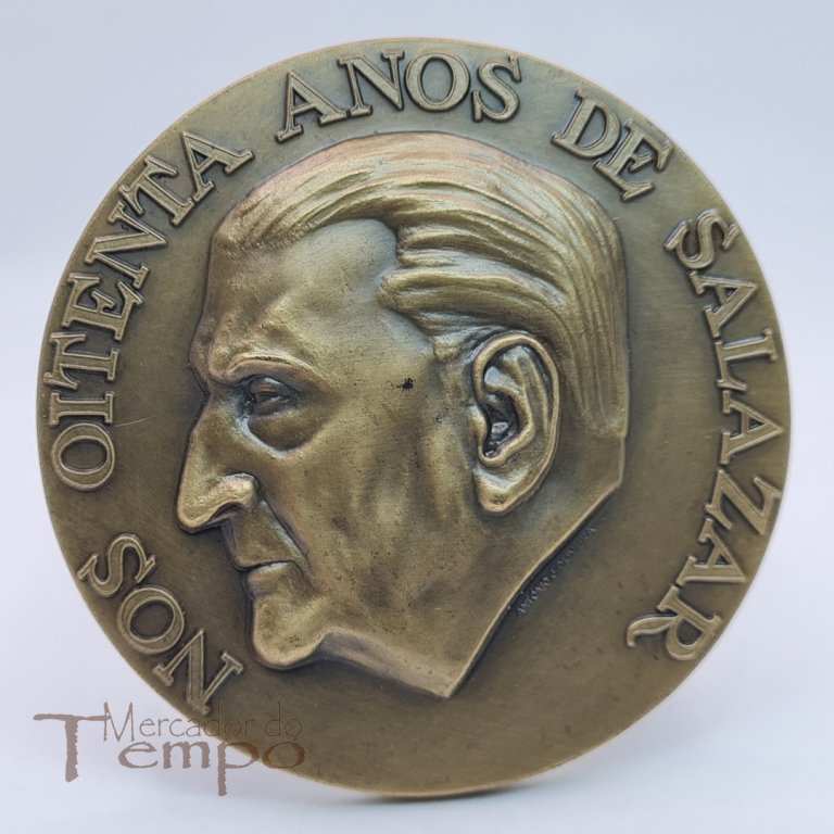 Medalha em bronze, Nos oitenta anos de Salazar, 1969