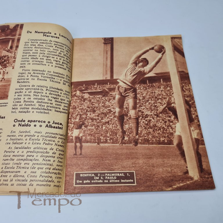 Colecção Idolos do Desporto n° 7, Costa Pereira, 1956
