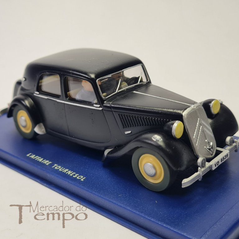 Miniatura 1/43 Tintin, Citroen 15, L'Affaire Tournesol edições Atlas