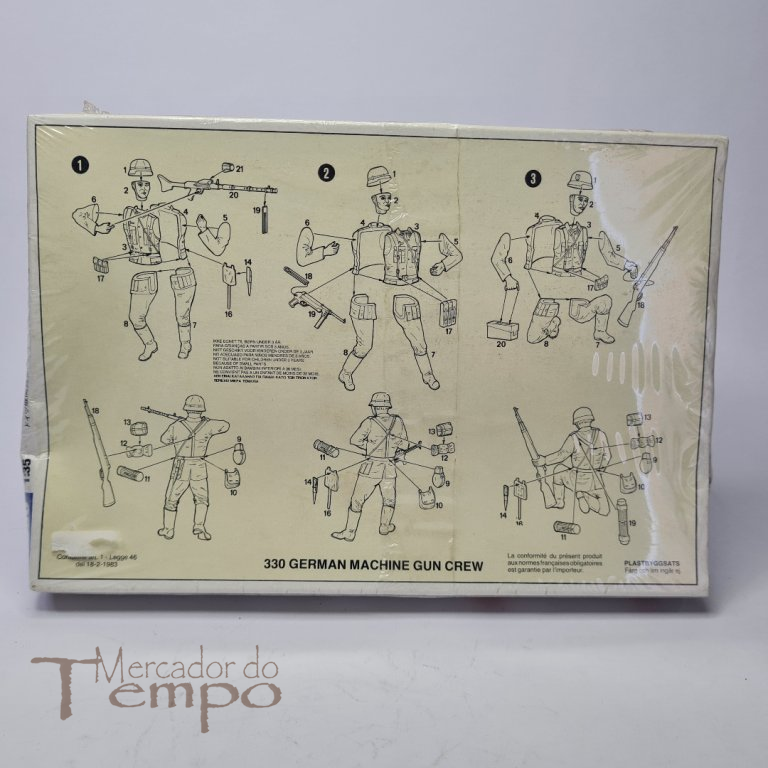 Kit figuras militares 1/35 Italeri German Machine Gun Crew #330