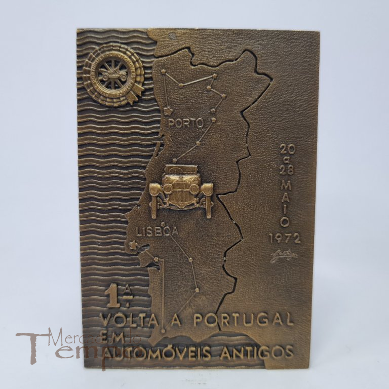 Medalha bronze 1ª volta a Portugal em automóveis antigos 1972