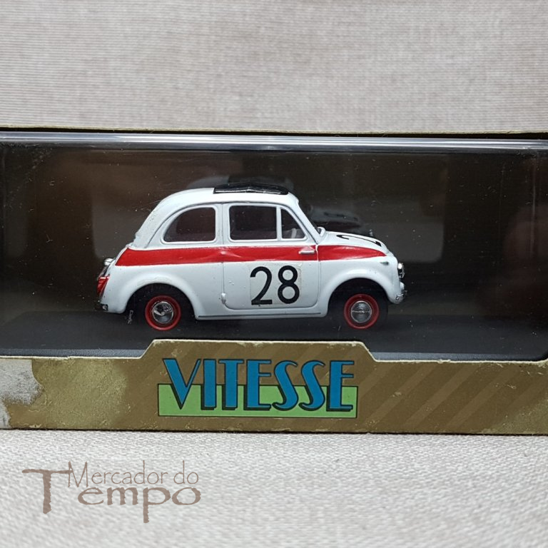 Miniatura 1/43 Vitesse, modelo Fiat 500 sport, 12h Hockenheim 1958