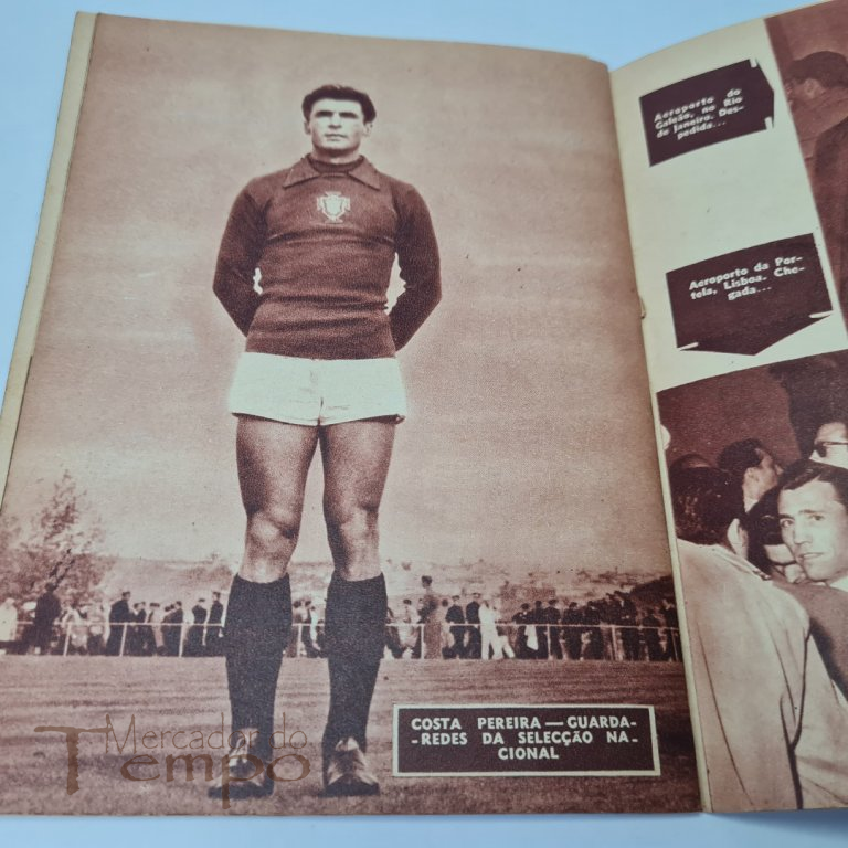 Colecção Idolos do Desporto n° 7, Costa Pereira, 1956