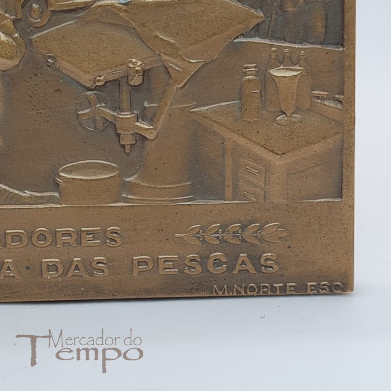 Medalha em bronze, Navio Gil Eanes, 1955. M.Norte