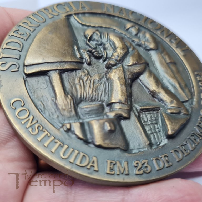 Medalha em bronze Siderurgia Nacional