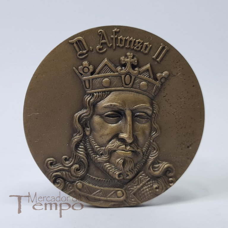 Medalha em bronze D.Afonso II - 3º Rei de Portugal