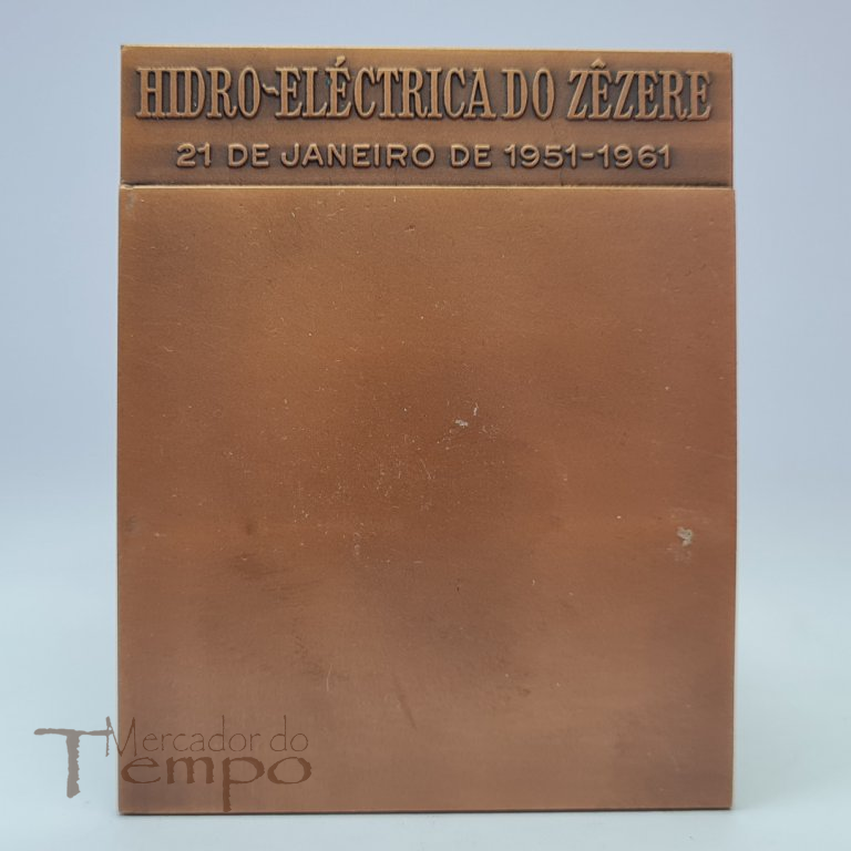 Medalha em cobre X Ano da Barragem de Castelo de Bode 1951-1961
