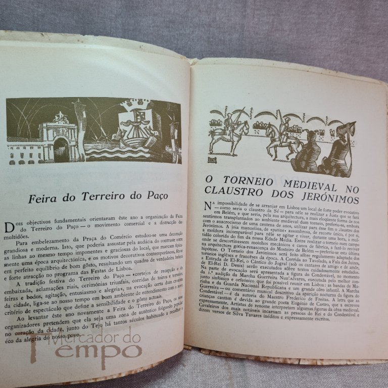 Lisboa Programa Festas da Cidade - 1935 - Desenhos Stuart