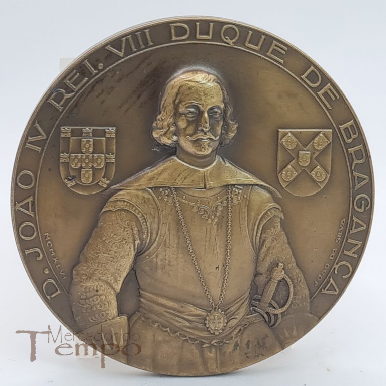 Medalha bronze Nª Srª da Conceição / D. João IV , 1946, João da Silva