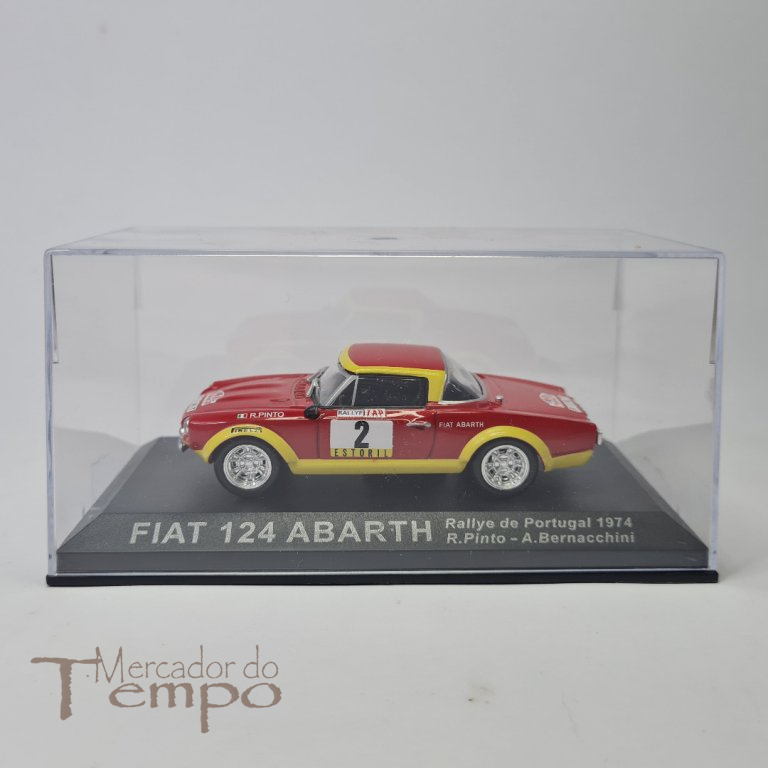 Miniatura 1/43 Altaya Rallye de Portugal 1974, Fiat 124 Abarth
