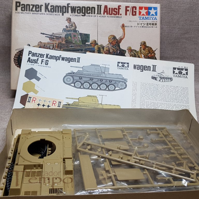 Kit 1/35 Tamiya Panzer Kampfwagen II Ausf. F/G Tanque Militar