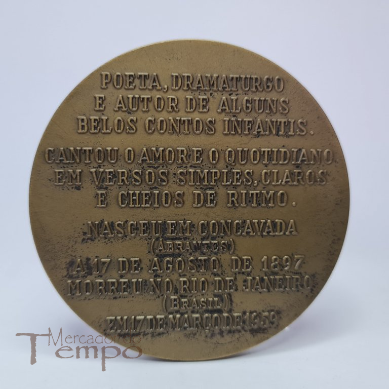 Medalha bronze escritor António Boto, Cabral Antunes