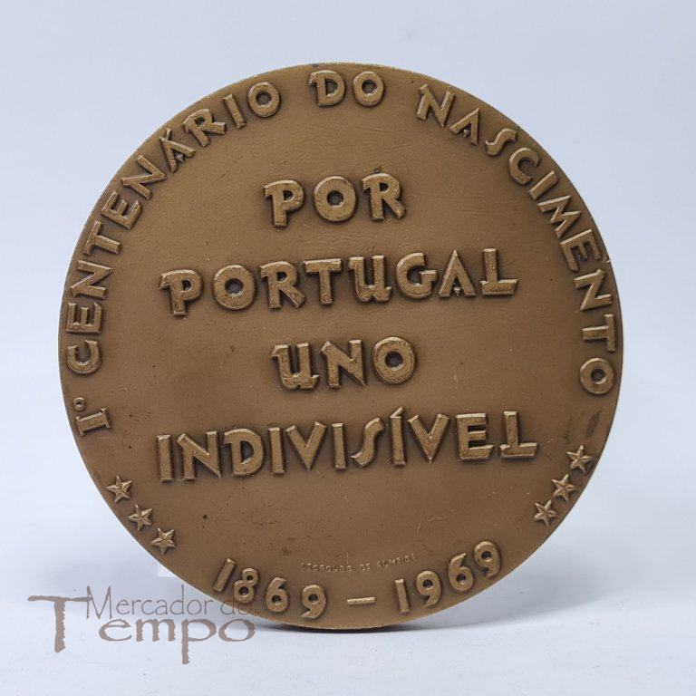 Medalha bronze Marechal Oscar Carmona 1969