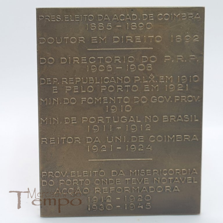 Medalha em bronze Dr António Luis Gomes, 1948, João da Silva