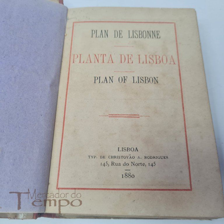 Planta de Lisboa – Typ de Christovão A. Rodrigues, 1880