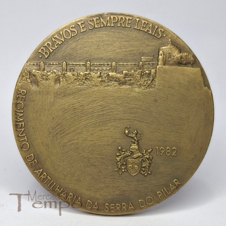 Medalha bronze - Regimento de Artilharia da Serra do Pilar, 1982