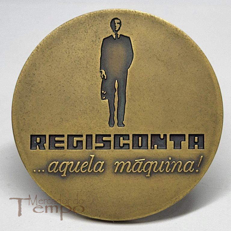 Medalha bronze comemorativa dos 30 anos da Regisconta, 1954-1984