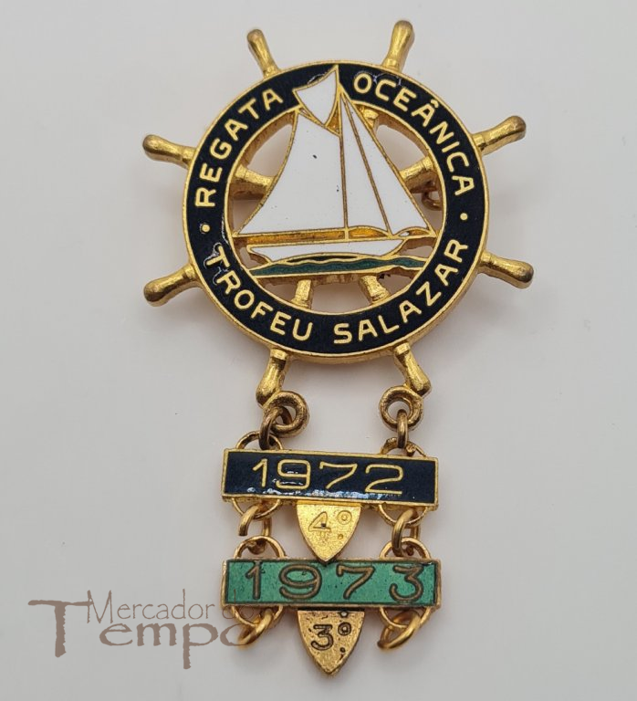 Crachá esmaltado, Regata Oceânica - Troféu Salazar, 1972 e 1973
