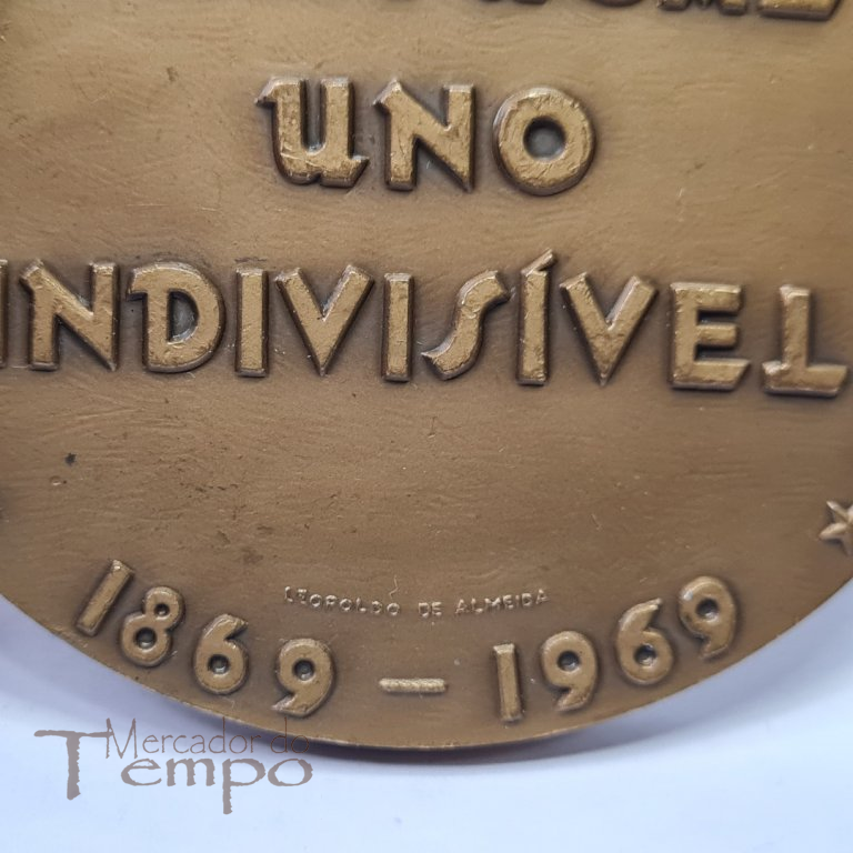 Medalha bronze Marechal Oscar Carmona 1969