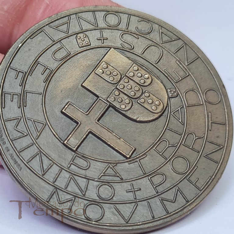 Medalha em bronze do 1º Congresso do Movimento Nacional Feminino, 1966