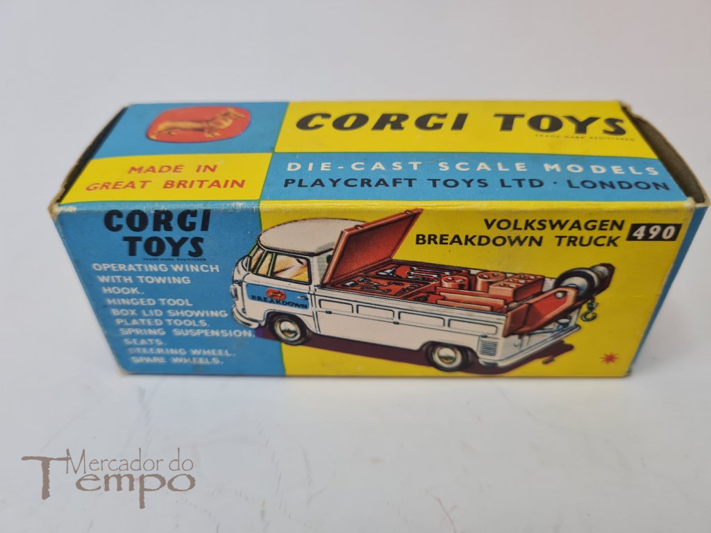 1/43 Corgi Toys Pão de Forma, Volkswagen Breakdown truck Ref.490