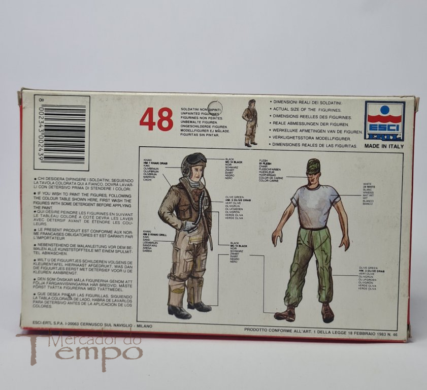 Figuras militares ESCI 1/72 Nato Pilots and ground crew