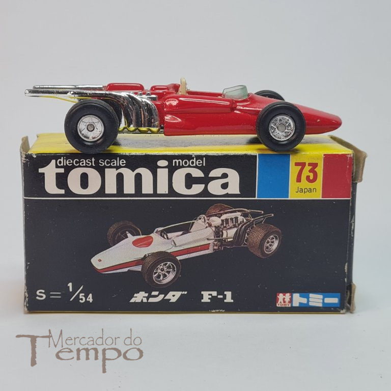Miniatura Tomica Honda F-1 #73, com caixa original