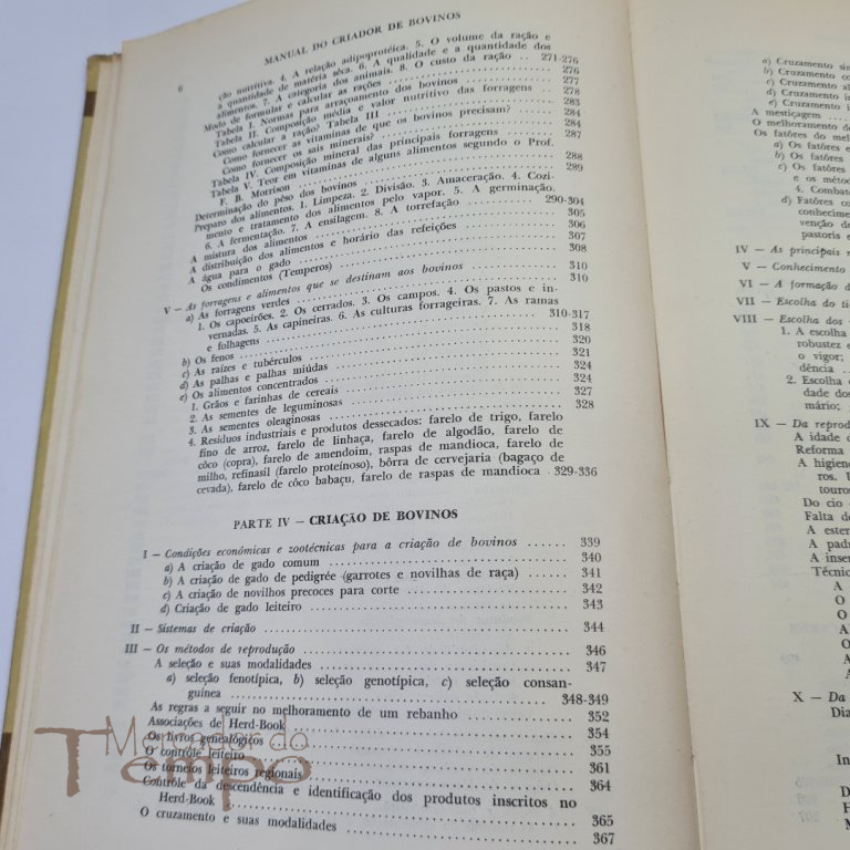 Manual do Criador de Bovinos, Nicolau Athanassof, 1953