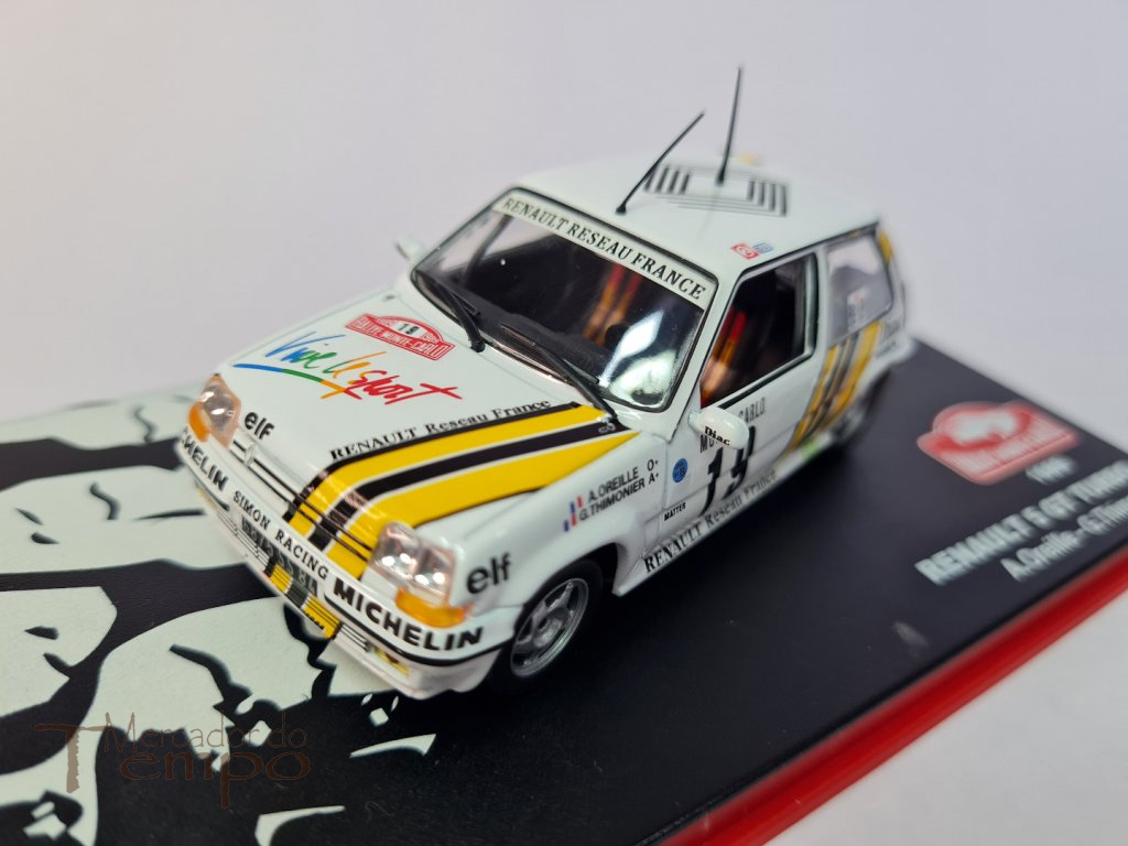 1/43 Altaya Rallye Monte-Carlo Renaul 5 GT Turbo 1989