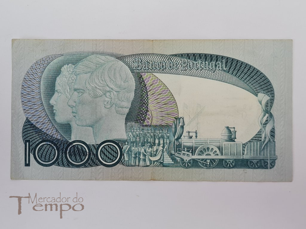 Portugal Nota de 1000$00 de 1982
