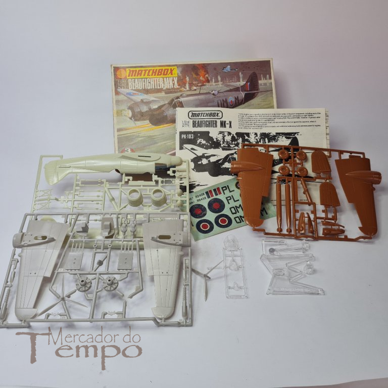 Kit vintage 1/72 Avião Matchbox PK-103 Beaufighter MK-X